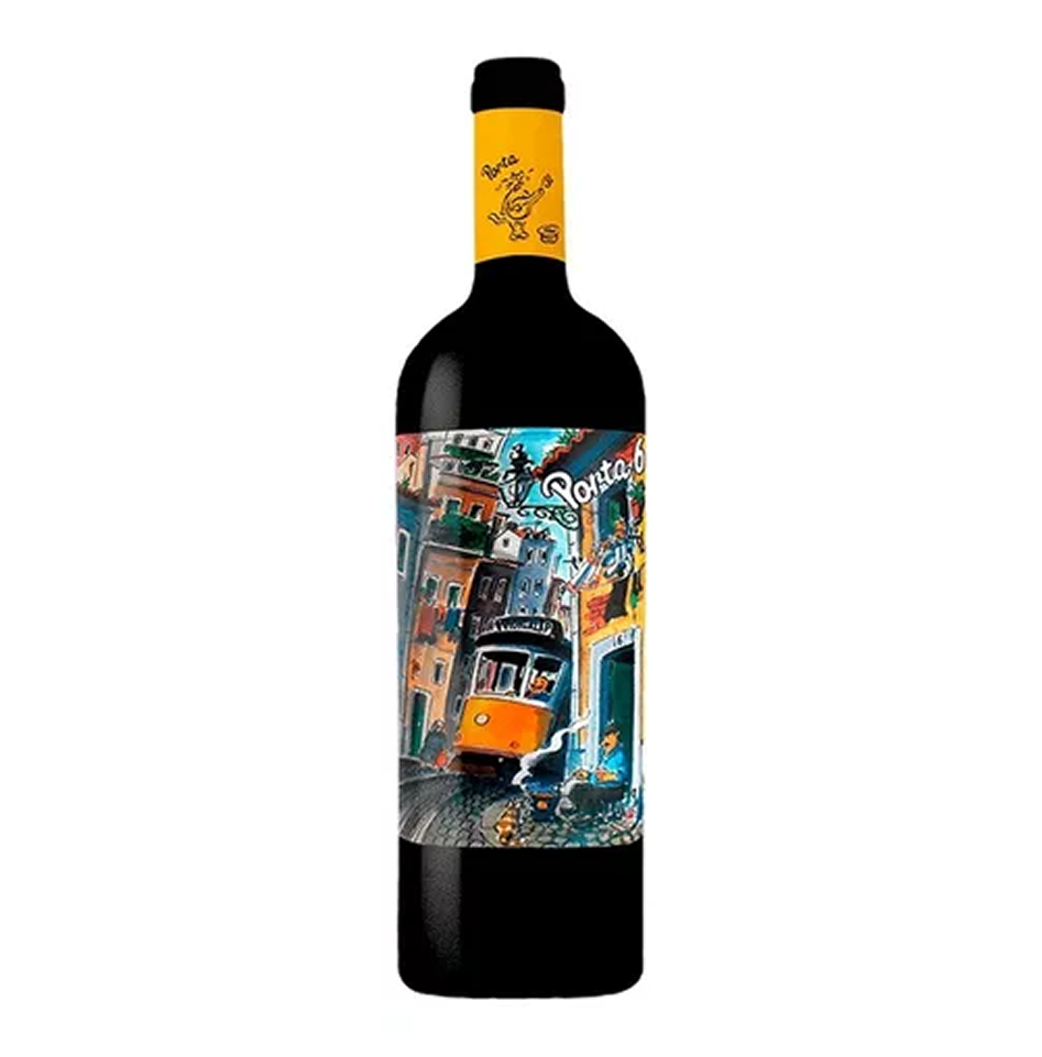 Porta 6 vinho português tinto 750ml